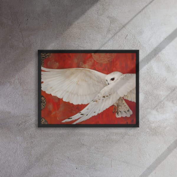 Crimson Sky Snowy Owl - Image 4