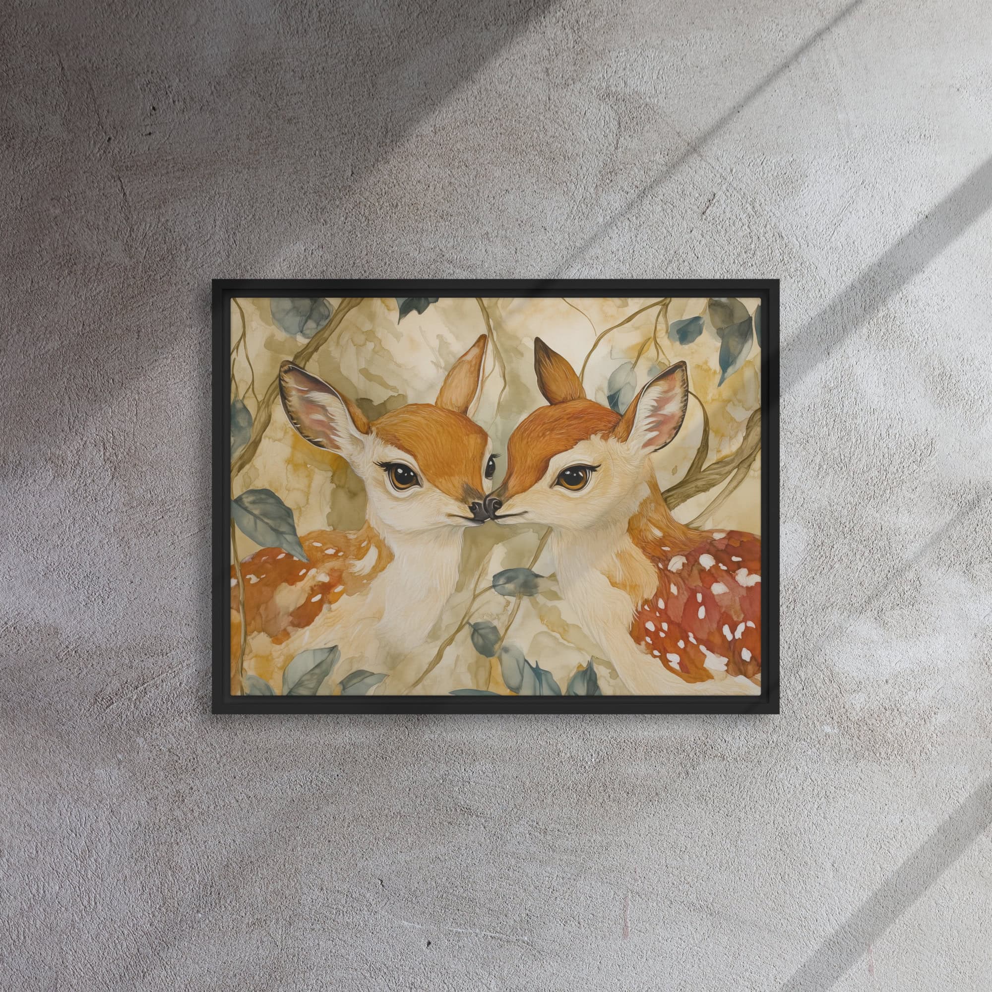 Fawn Kisses Woodland Art - Image 4