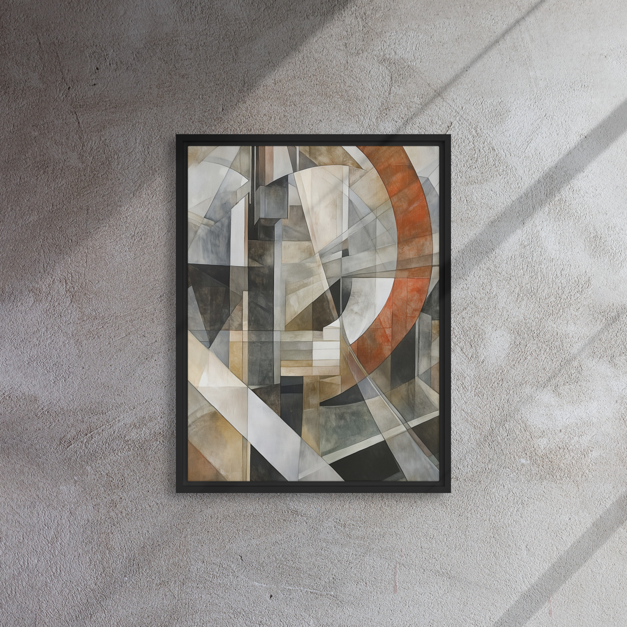 Industrial Arc Cubist Canvas - Image 4