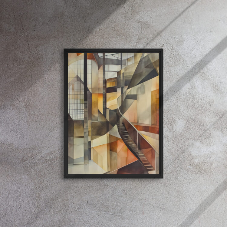 Cubist Atrium Illusion Canvas - Image 4