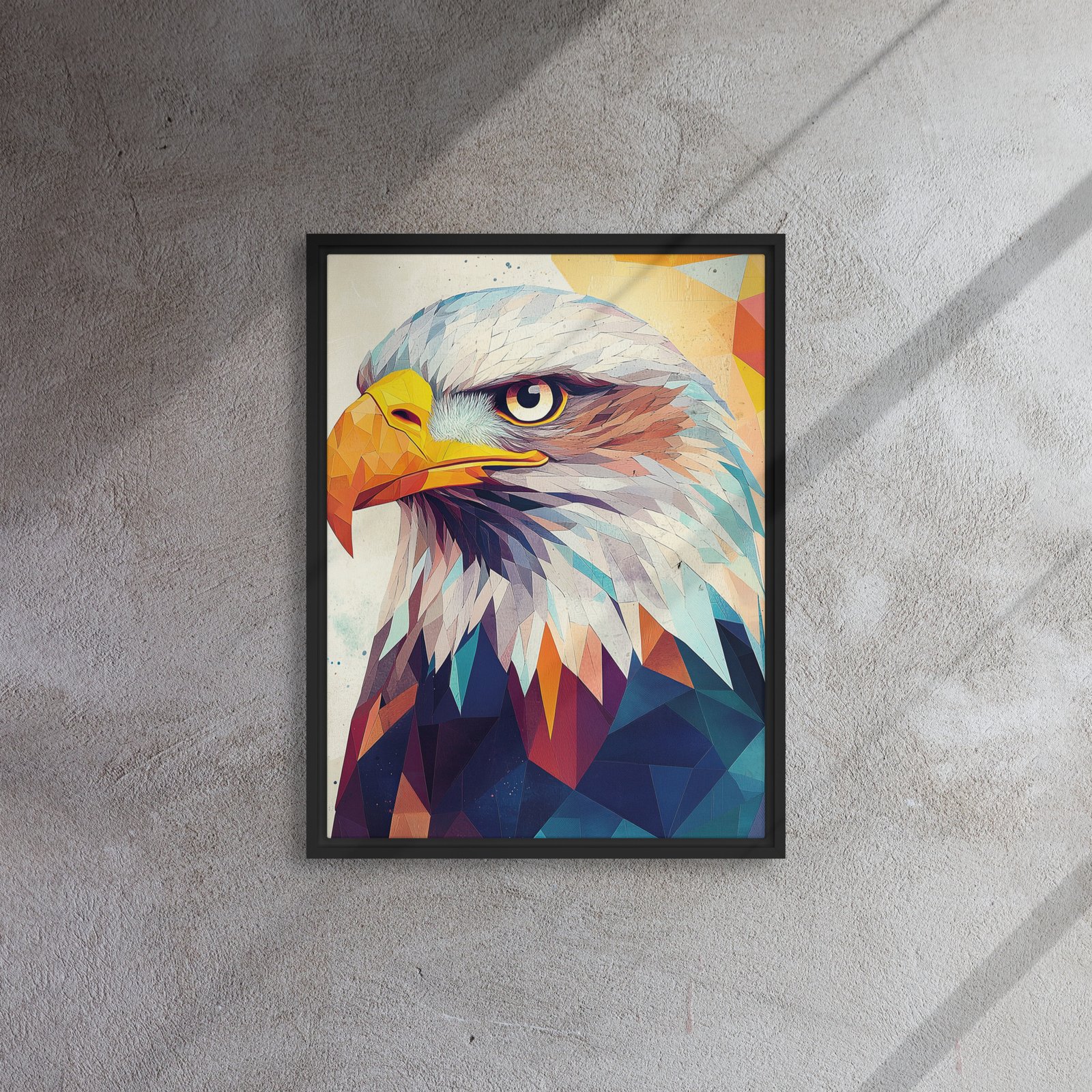 Polygonal Majesty Eagle Art - Image 4
