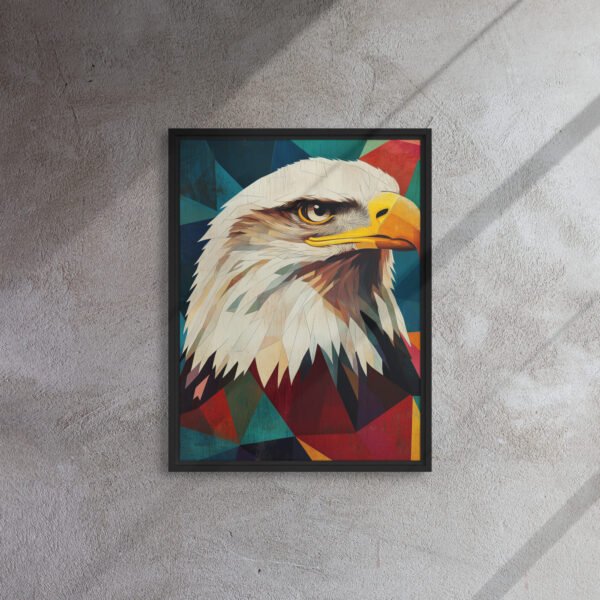 Geometric Bald Eagle Majesty Art - Image 4