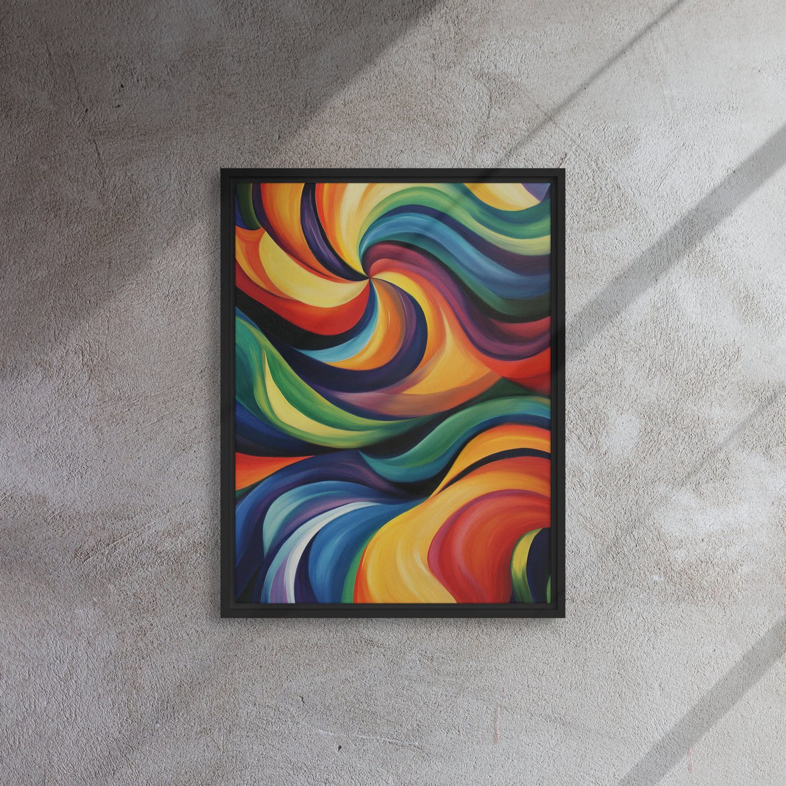 Radiant Vortex Abstract Art - Image 4