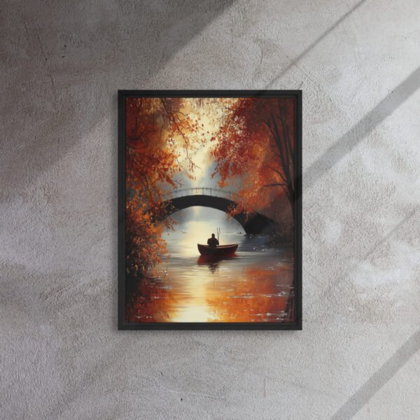 Autumn Bridge Reflection - Image 4