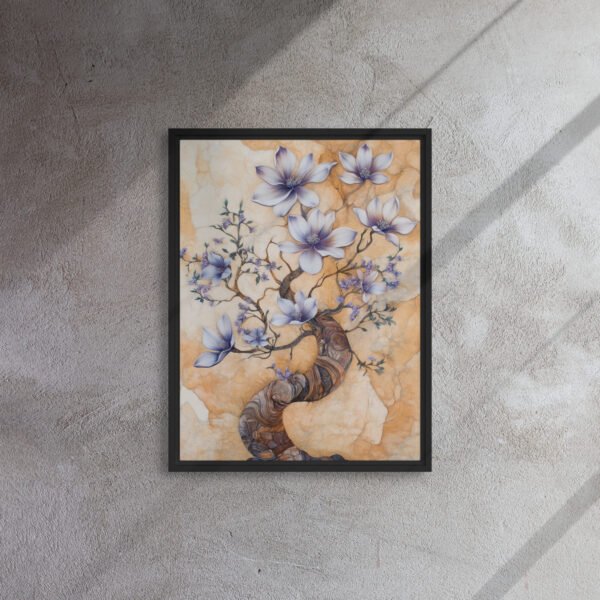 Violet Magnolia Bonsai Art - Image 4