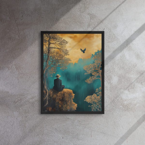 Solitude Cliff Dawn Art - Image 4