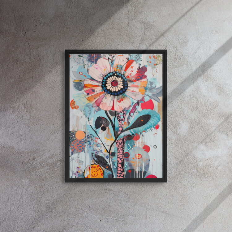 Vibrant Abstract Flower Art - Image 4