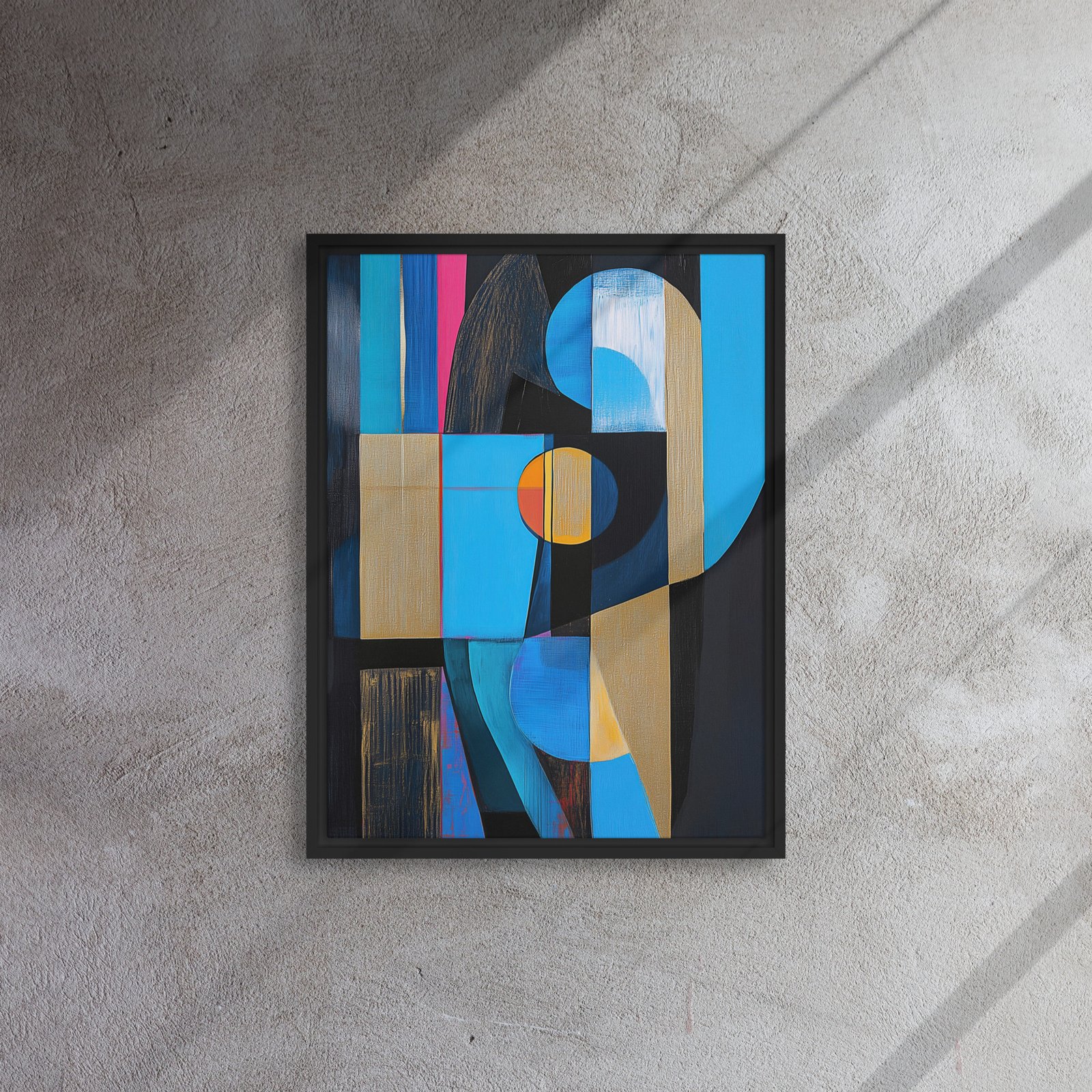 Celestial Geometry Blue Gold - Image 4