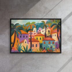 Golden Sunset Coastal Village