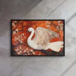 Autumn Swan Elegance Art