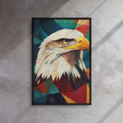 Geometric Bald Eagle Majesty Art
