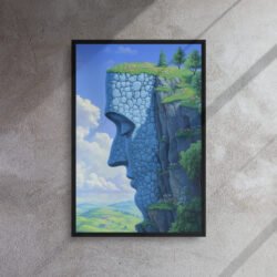 Stone Dreamer Cliff Canvas
