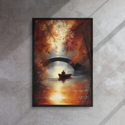 Autumn Bridge Reflection