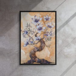 Violet Magnolia Bonsai Art