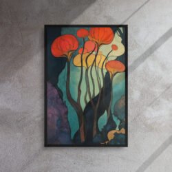 Lanternspire Grove Awakening framed canvas print