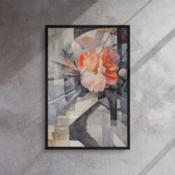 Flower in Unfolding Glass