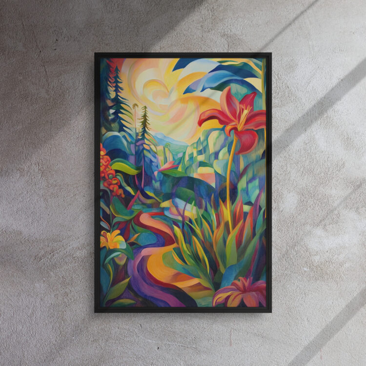 Luminous Garden Path