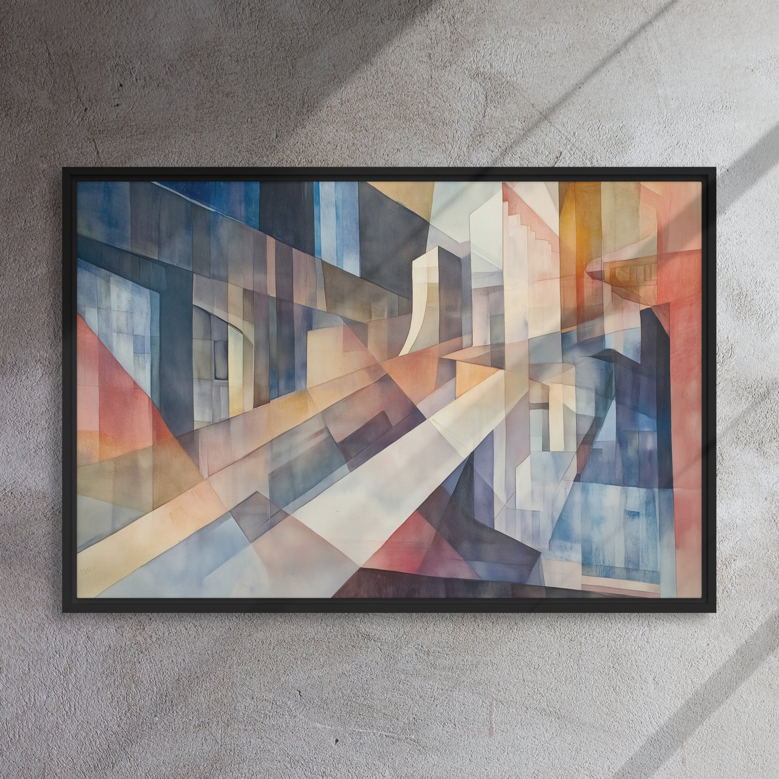 Prismatic Urban Geometry Art - Image 5