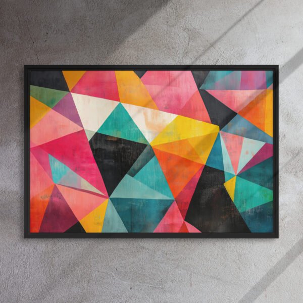 Prismatic Geometry Abstract Art - Image 5
