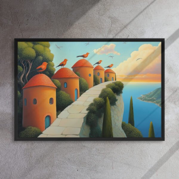 Seaside Village Birds Canvas - Image 5