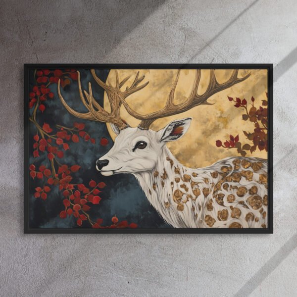 Golden Moon Stag Canvas - Image 5