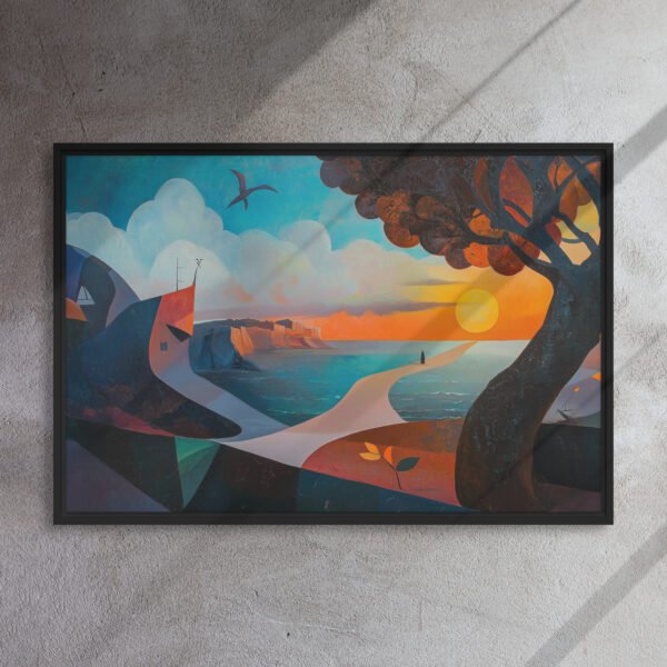 Sunset Coast Dreamscape Art - Image 5