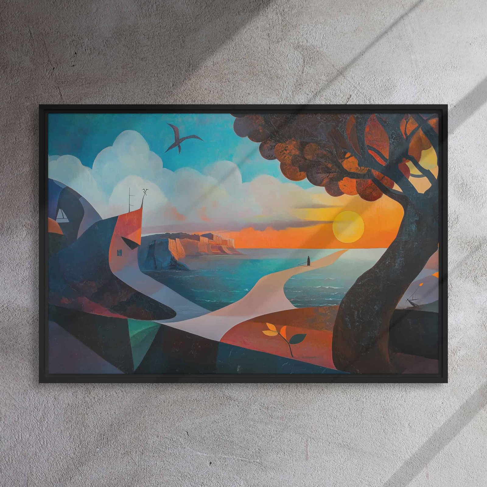 Sunset Coast Dreamscape Art - Image 5