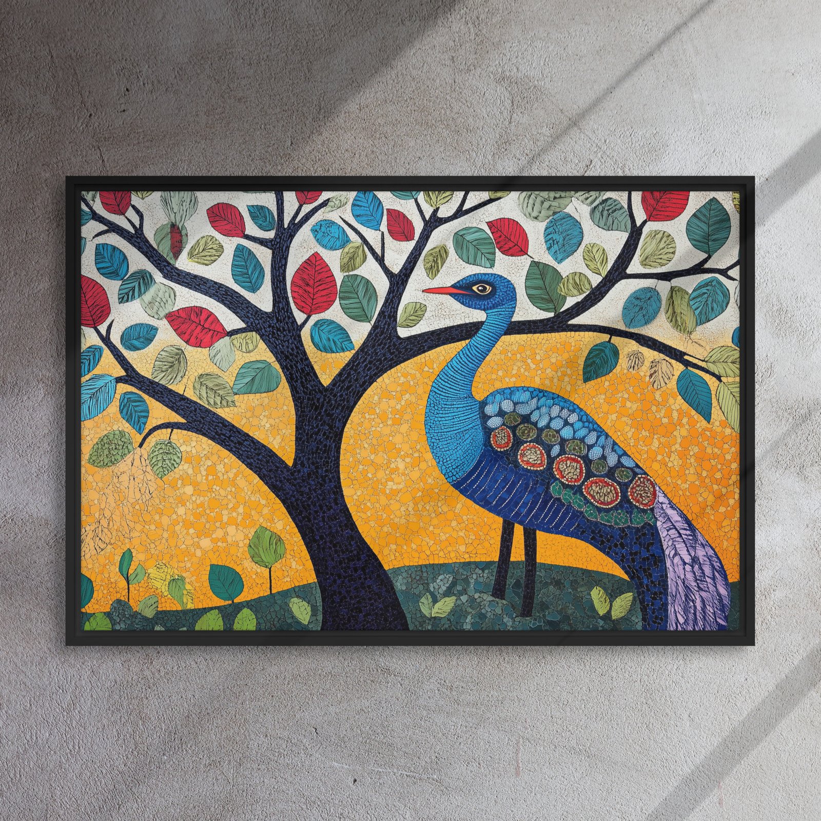 Peacock Mosaic Fantasy Art - Image 5