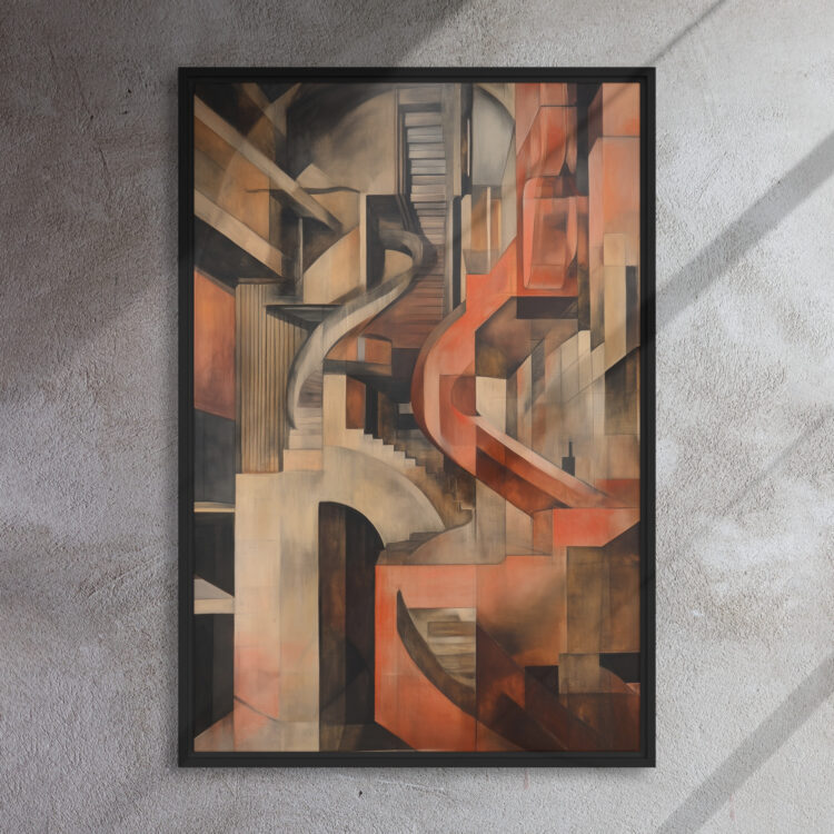 Cubist Architectural Staircase - Image 5