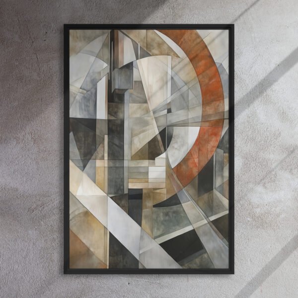 Industrial Arc Cubist Canvas - Image 5