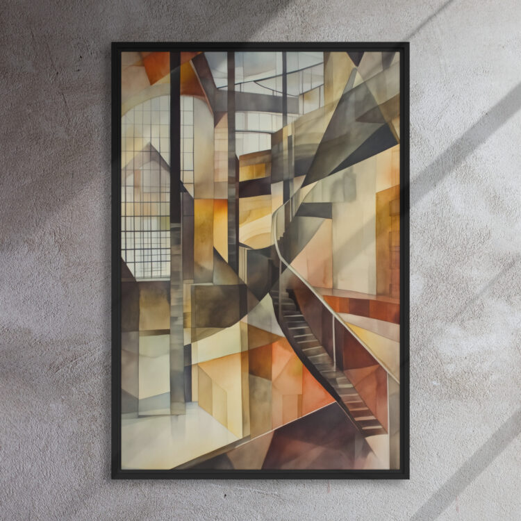 Cubist Atrium Illusion Canvas - Image 5