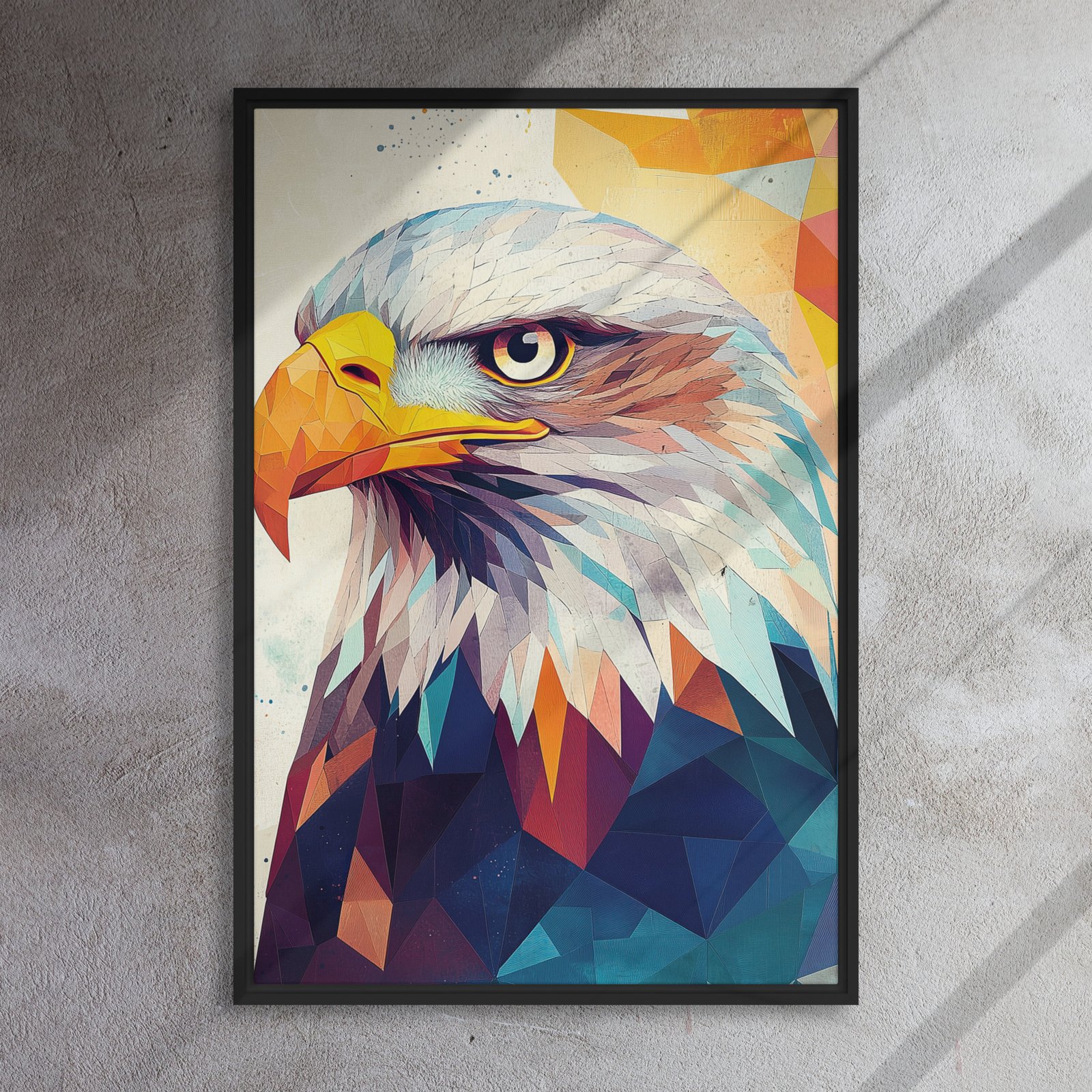 Polygonal Majesty Eagle Art - Image 5
