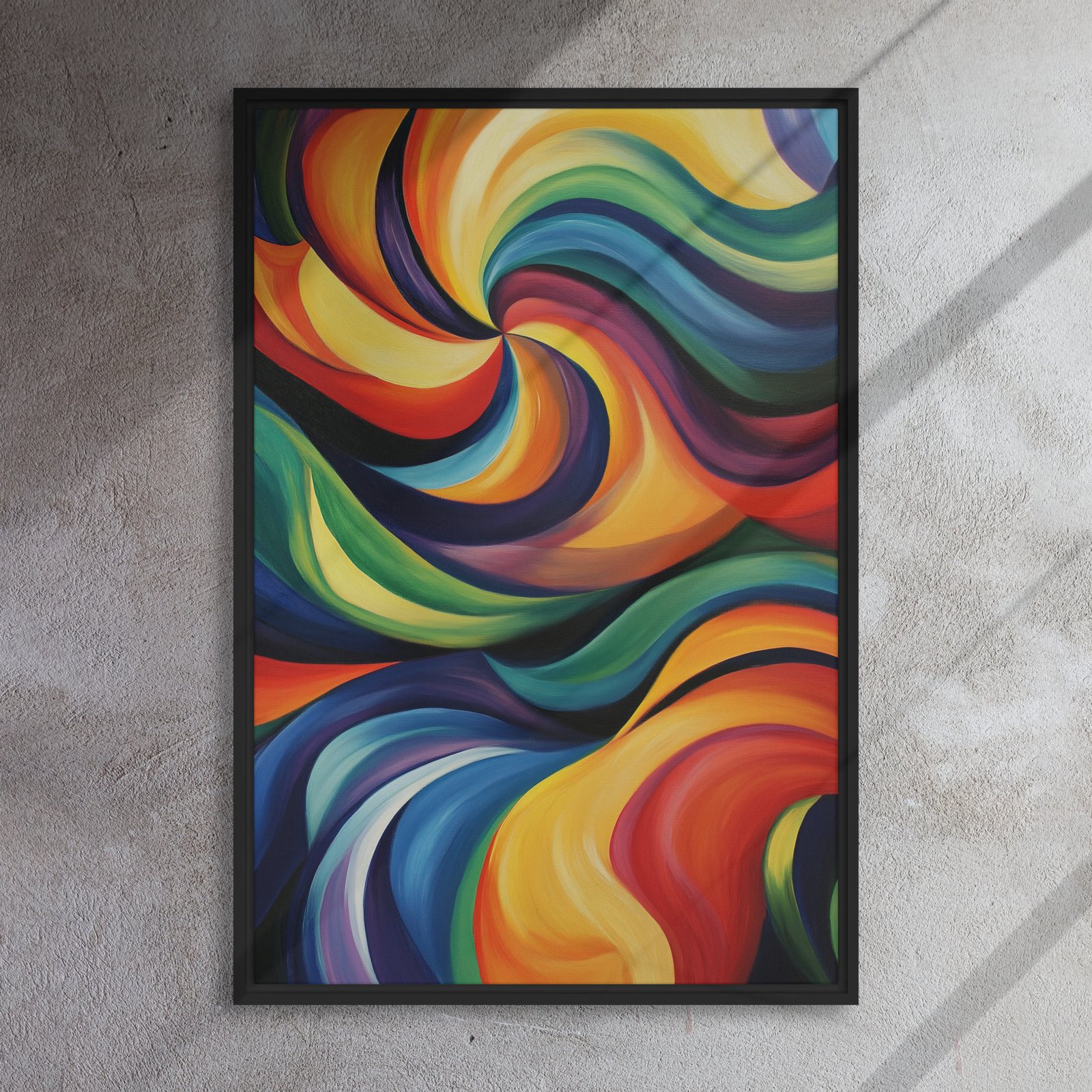 Radiant Vortex Abstract Art - Image 5