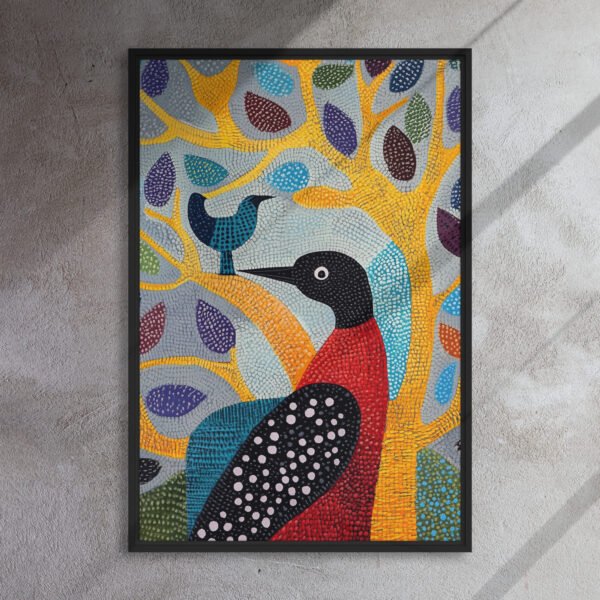 Dotted Birds Vibrant Tree - Image 5