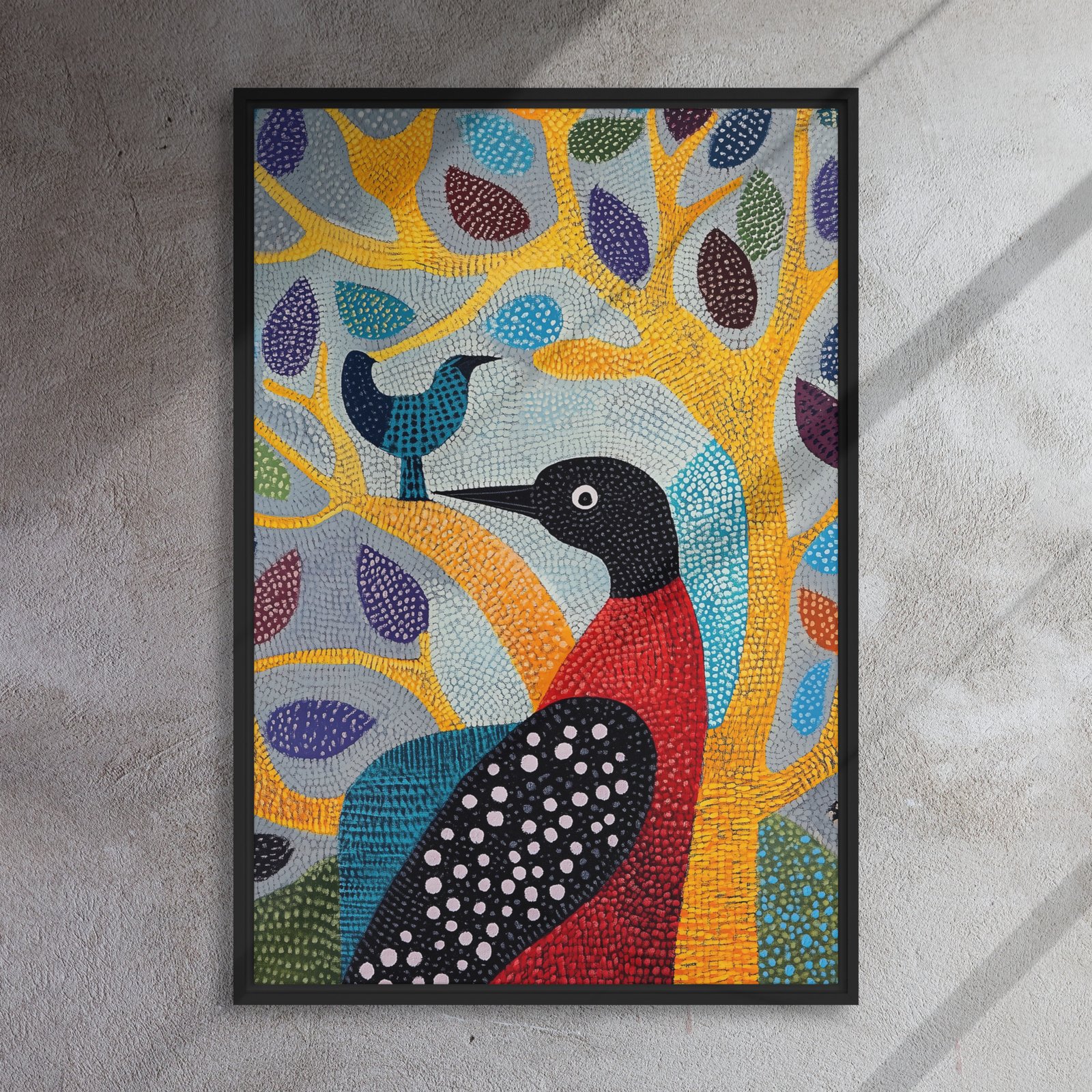 Dotted Birds Vibrant Tree - Image 5