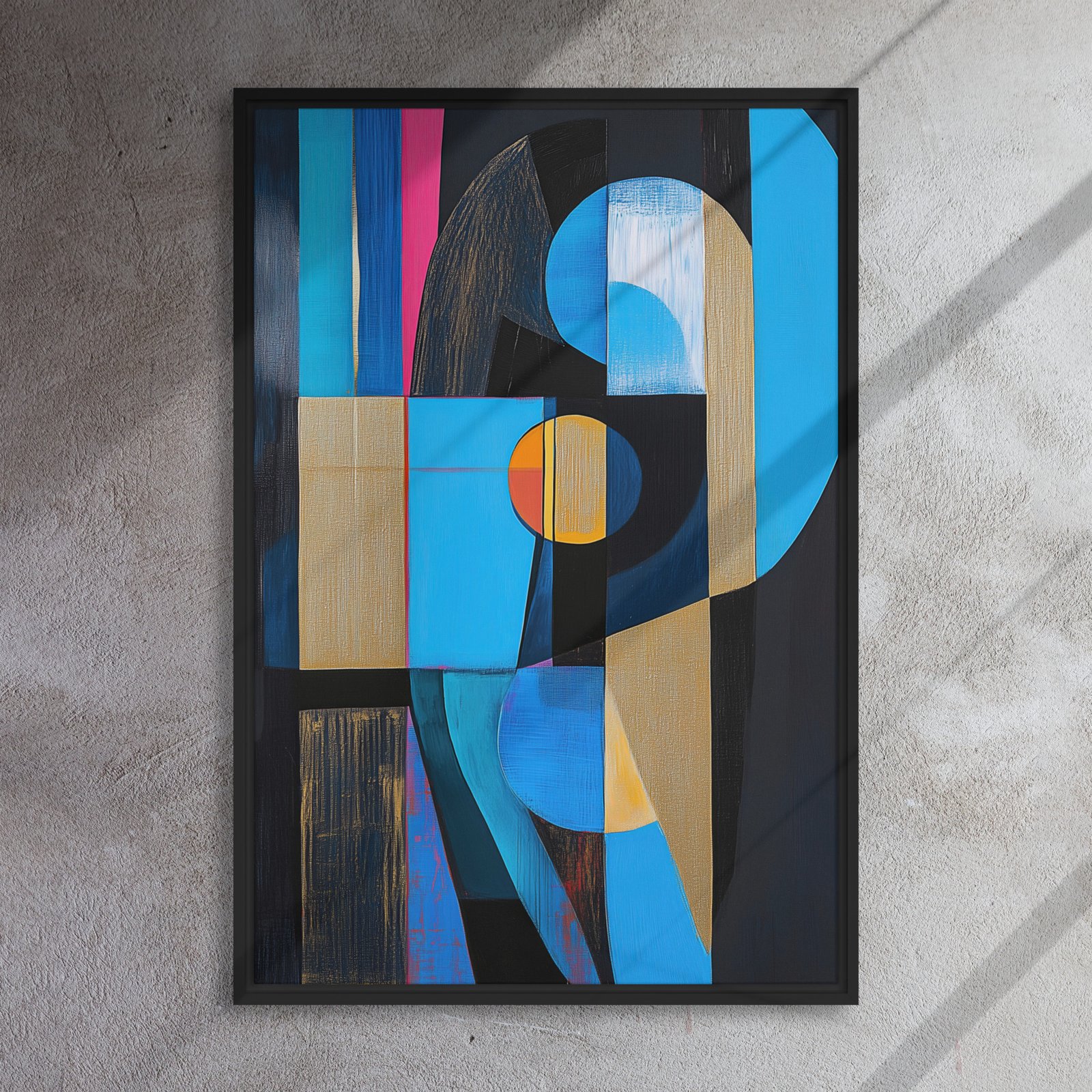 Celestial Geometry Blue Gold - Image 5