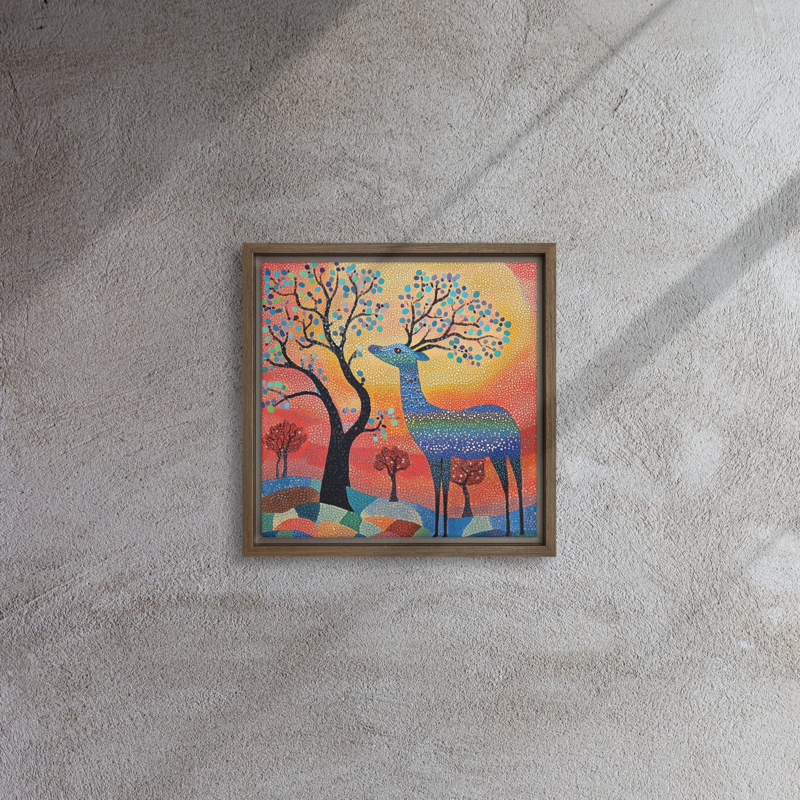 Sunrise Mosaic Deer - Image 3