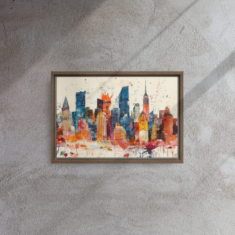 Vibrant Cityscape Wall Art - Image 6