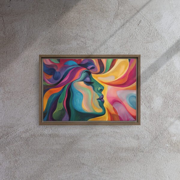 Radiant Mind Abstract Portrait - Image 6