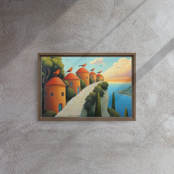 Seaside Village Birds Canvas - Image 6