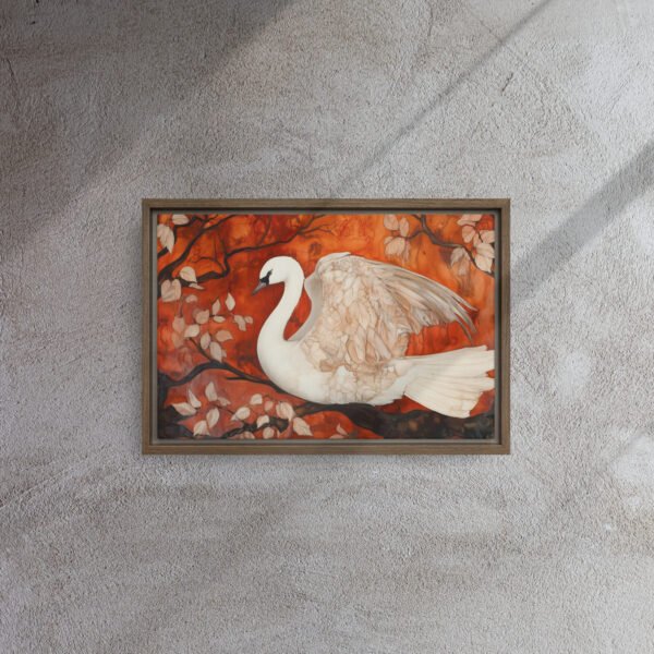 Autumn Swan Elegance Art - Image 6