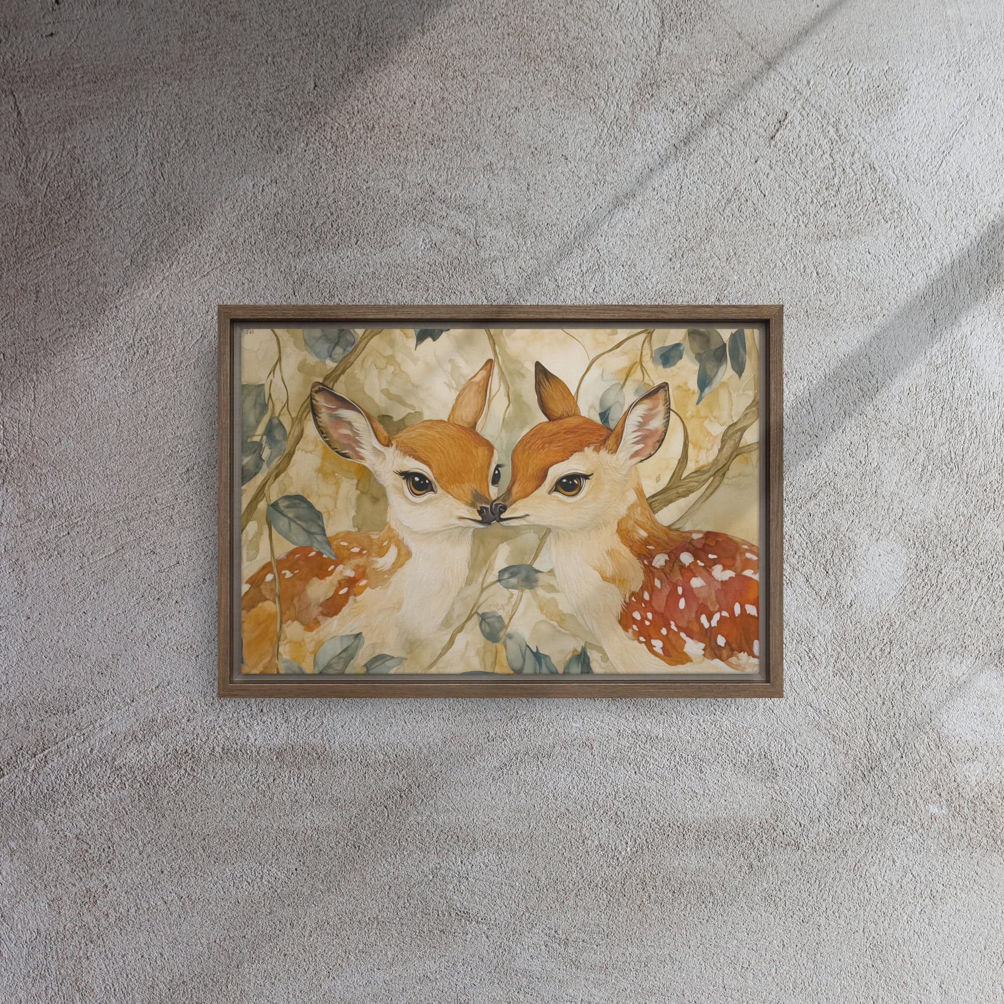 Fawn Kisses Woodland Art - Image 6