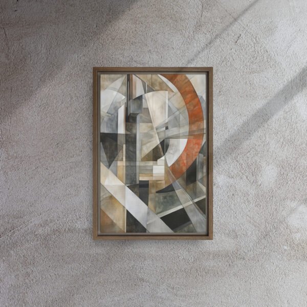 Industrial Arc Cubist Canvas - Image 6