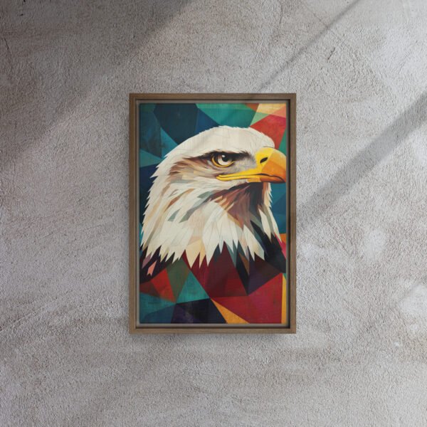 Geometric Bald Eagle Majesty Art - Image 6