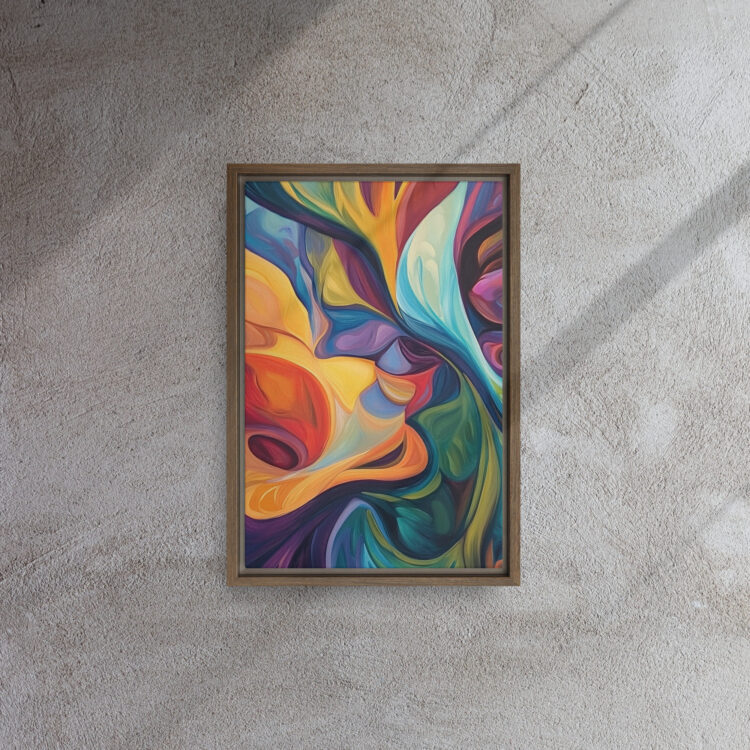 Celestial Flow Abstract Canvas - Image 6