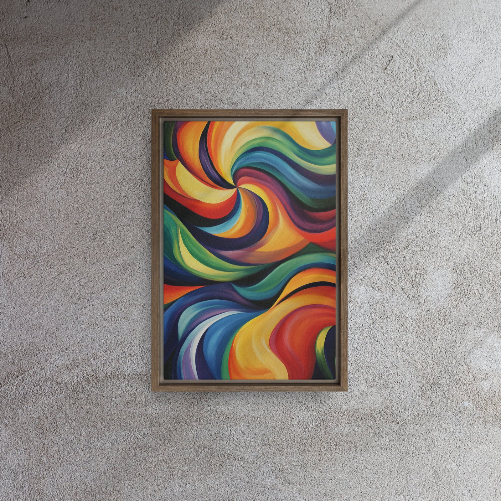 Radiant Vortex Abstract Art - Image 6