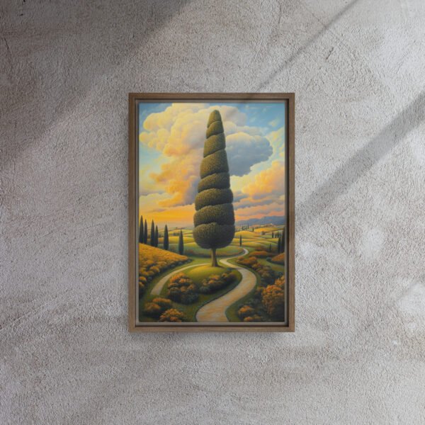 Golden Cypress Dreamscape Art - Image 6