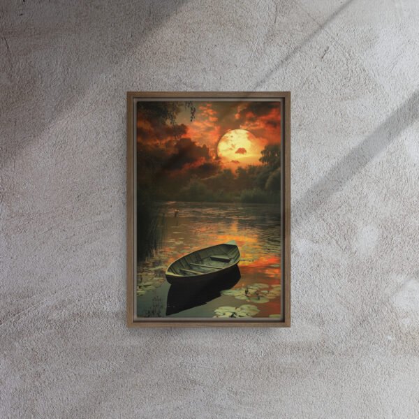 Sunset Rowboat Art - Image 6