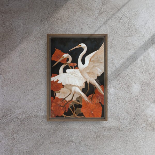 Ivory Heron Blossom Canvas - Image 6