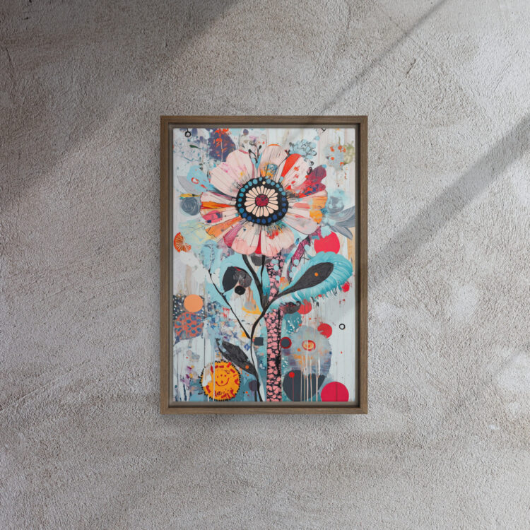 Vibrant Abstract Flower Art - Image 6